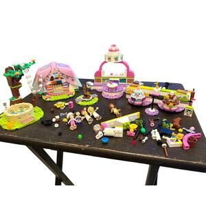 LEGO Friends 41392 41393 Glamping Baking Competition Lot w/ Figures EUC
